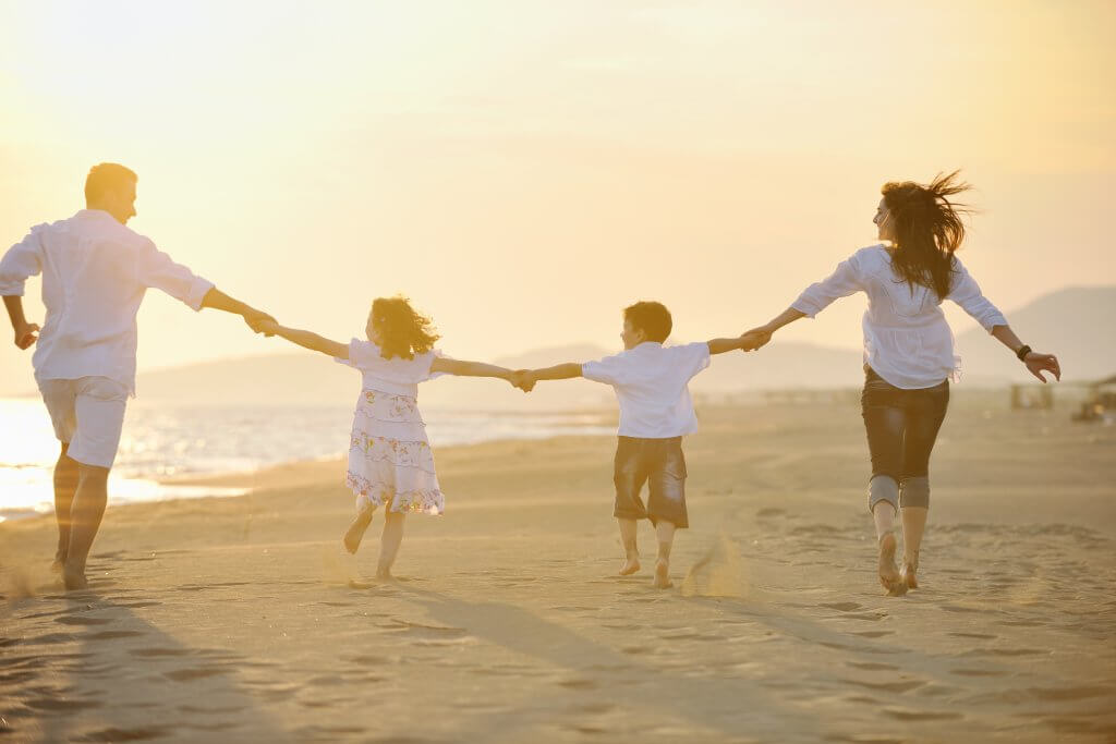 Famille plage