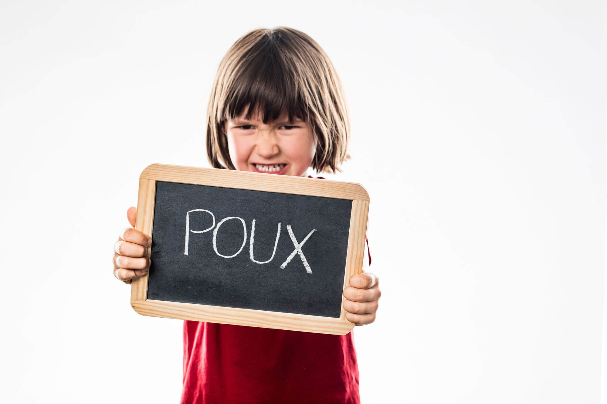 poux sur la tete des enfants